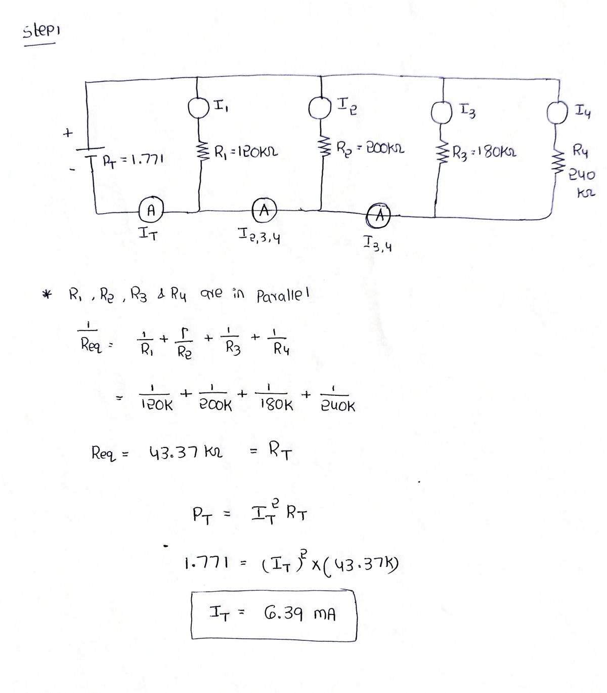 Electrical Engineering homework question answer, step 1, image 1